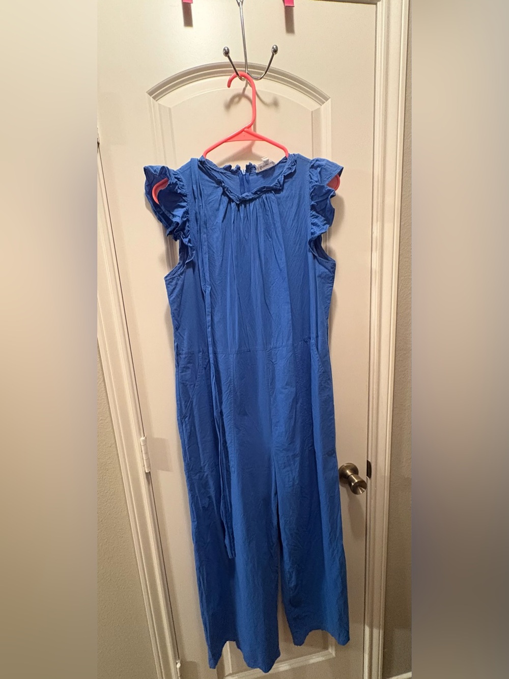 Boutique Royal Blue Ruffle Romper